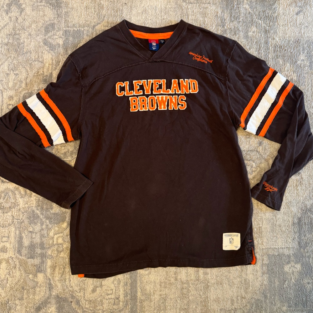 Vintage Cleveland Browns Long Sleeve Shirt